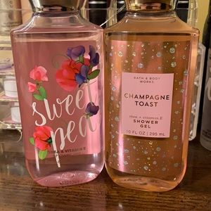 Bath and Body Works shower gels